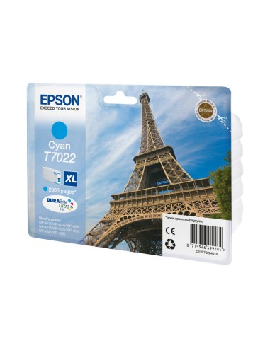 CARTUCHO EPSON T7022XL CYAN WP4000...
