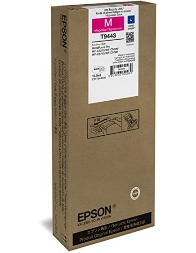 CARTUCHO EPSON T9443L MAGENTA WF PRO...