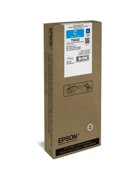 CARTUCHO EPSON T9452XL CYAN WF PRO WF-5710 WF-5790 WF-5210 WF-5290