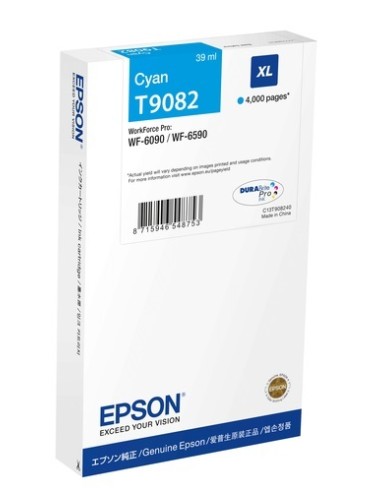CARTUCHO EPSON T9082XL CYAN WF-6590