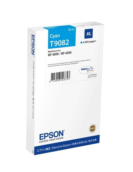 CARTUCHO EPSON T9082XL CYAN WF-6590