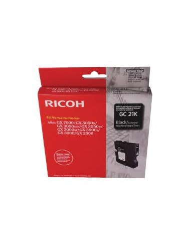 CARTUCHO GEL RICOH GC21 BLACK GX3000...