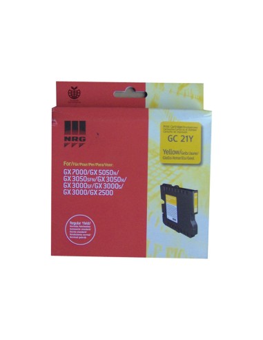 CARTUCHO GEL RICOH GC21 YELLOW GX3000...