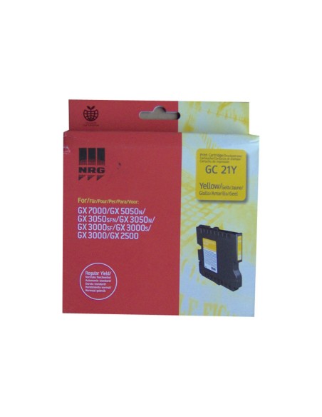 CARTUCHO GEL RICOH GC21 YELLOW GX3000 GX3050 GX5050 1000 PAG