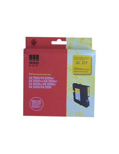 CARTUCHO GEL RICOH GC21 YELLOW GX3000...