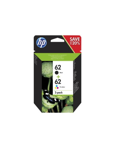 CARTUCHO HP 62 BLACK Y 62 COLOR COMBO...