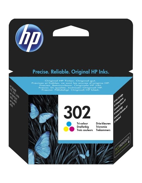 CARTUCHO HP 302 COLOR DESKJET 1010/2130/3630 ENVY 4520/4522 OFFICEJET 3830/4650 165 PAG