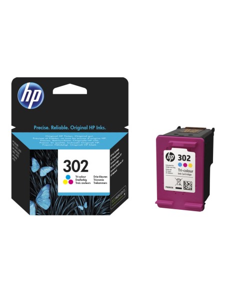 CARTUCHO HP 302 COLOR DESKJET 1010/2130/3630 ENVY 4520/4522 OFFICEJET 3830/4650 165 PAG