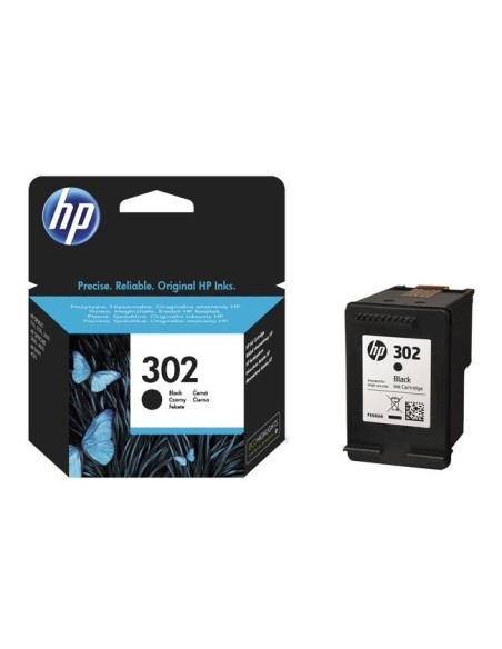 CARTUCHO HP 302 BLACK DESKJET 1010/2130/3630 ENVY 4520/4522 OFFICEJET 3830/4650 190 PAG