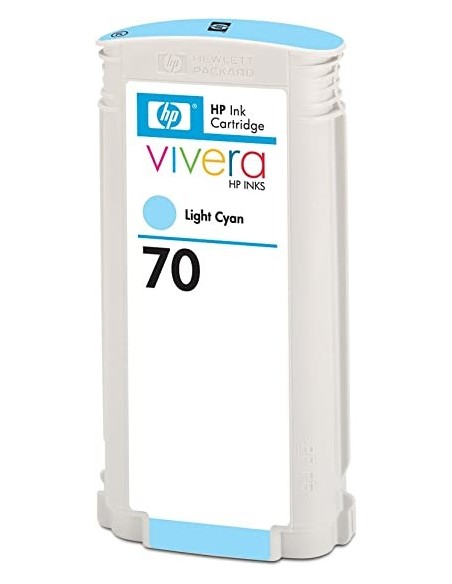 CARTUCHO HP 70 CYAN CLARO DESIGNJET Z2100 Z3100 Z5200
