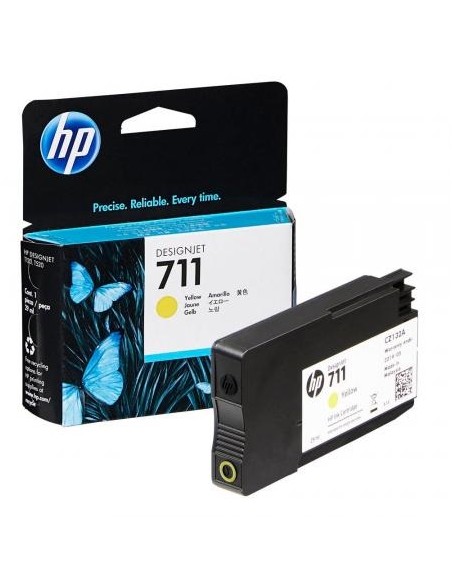 CARTUCHO HP 711 YELLOW DESIGNJET T120 T520