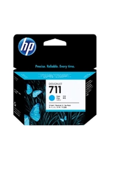 CARTUCHO HP 711 CYAN DESIGNJET T120 T520 PACK 3U
