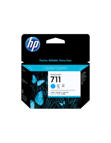 CARTUCHO HP 711 CYAN DESIGNJET T120 T520 PACK 3U
