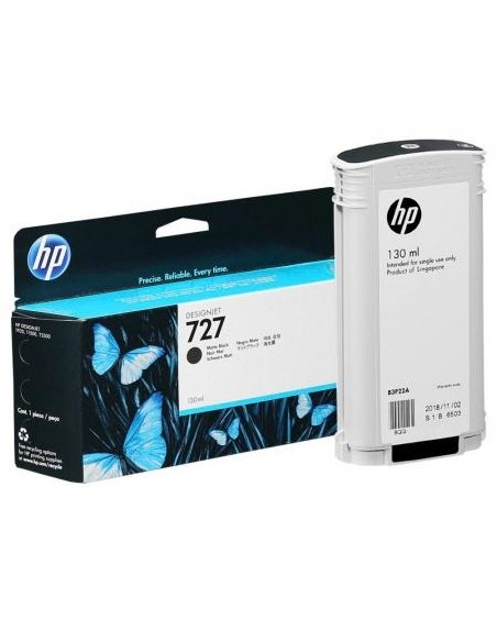 CARTUCHO HP 727 BLACK MATTE DESIGNJET T1500 T2500 T920