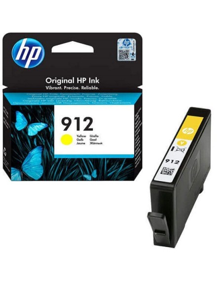CARTUCHO HP 912 YELLOW OFFICEJET 8012 8014 8015 8017 OFFICEJET PRO 8022 8023 8024 8025