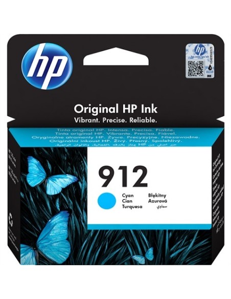 CARTUCHO HP 912 CYAN OFFICEJET 8012 8014 8015 8017 OFFICEJET PRO 8022 8023 8024 8025