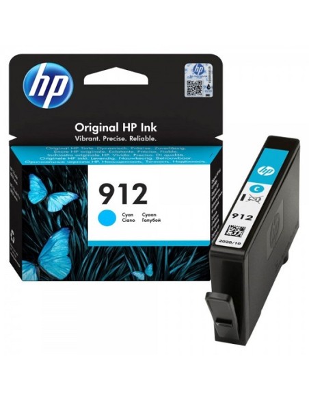 CARTUCHO HP 912 CYAN OFFICEJET 8012 8014 8015 8017 OFFICEJET PRO 8022 8023 8024 8025