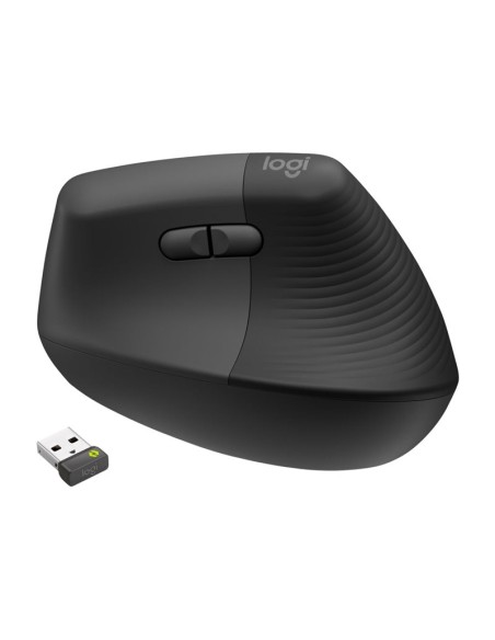 MOUSE LOGITECH VERTICAL WIRELESS LIFT FOR BUSINESS LEFT GRAPHITE