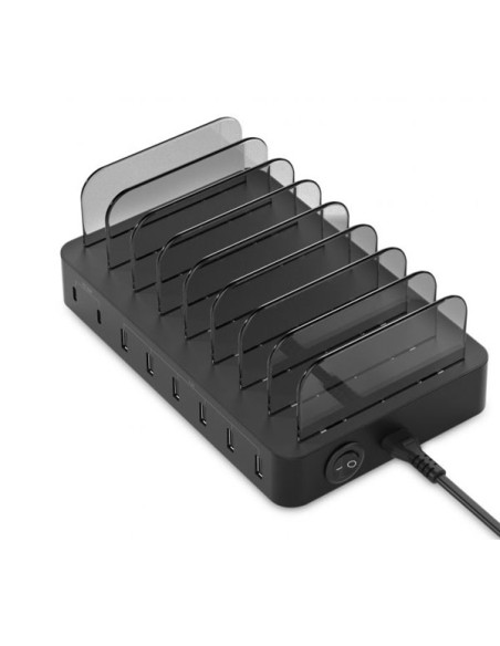 ESTACION CARGA CONCEPTRONIC 75W 6X USB + 2X USB-C