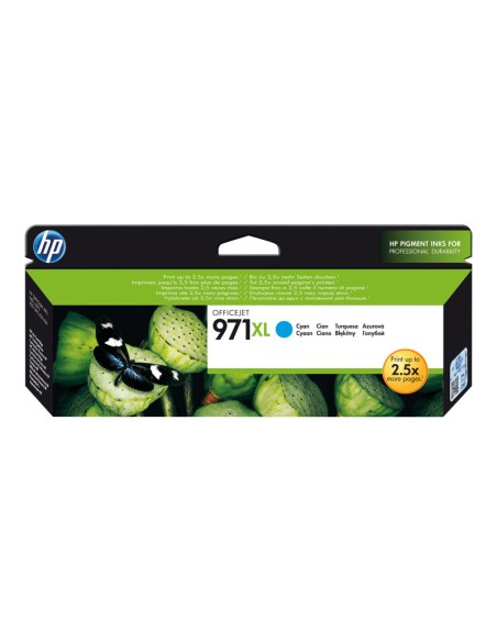 CARTUCHO HP 971XL CYAN OFFICEJET PRO X451, X476, X551, X576