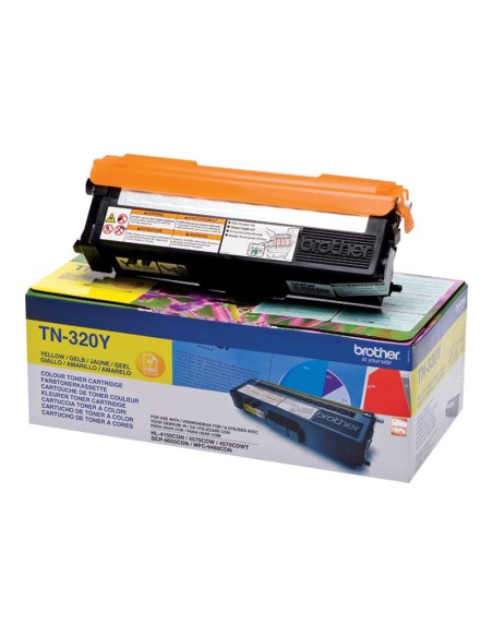 TONER BROTHER TN320 YELLOW HL-4150CDN/4570CDW/4570CDWT 1500 PAG