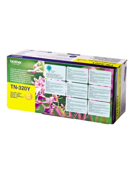 TONER BROTHER TN320 YELLOW HL-4150CDN/4570CDW/4570CDWT 1500 PAG
