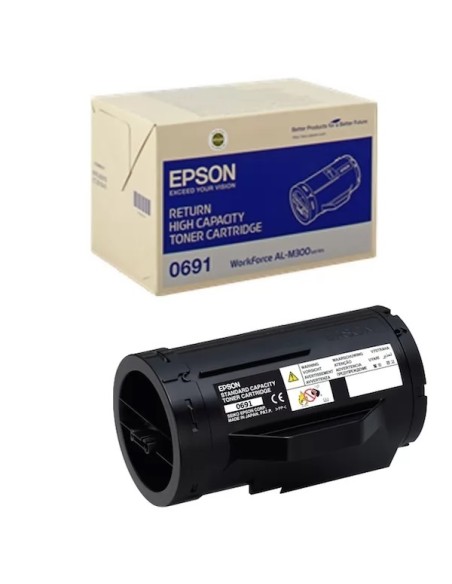 TONER EPSON S050691 BLACK M300 MX300 10000 PAG RETORNABLE
