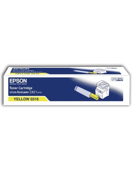 TONER EPSON 0316 YELLOW CX21 5000 PAG