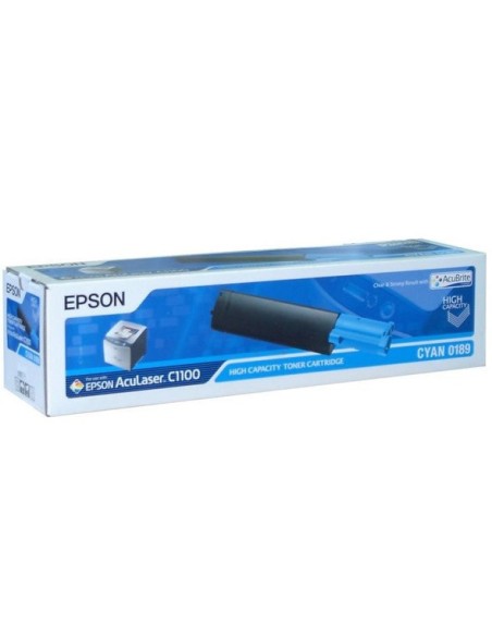 TONER EPSON 0189 CYAN GRAN CAPACIDAD C1100 CX11 4000 PAG