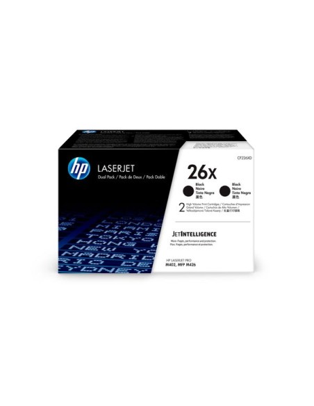 TONER HP 26X BLACK DUALPACK M402 M426 2X 9000 PAG