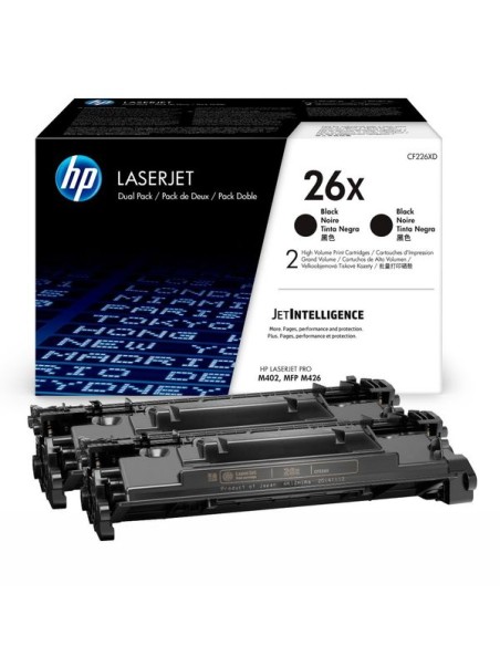 TONER HP 26X BLACK DUALPACK M402 M426 2X 9000 PAG