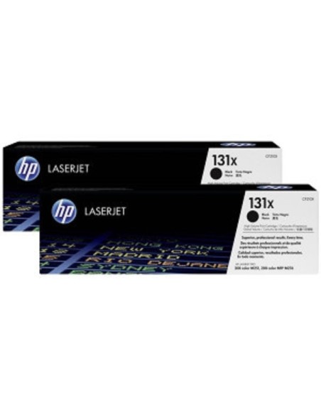 TONER HP 131X BLACK GRAN CAPACIDAD DUALPACK 200 COLOR M251 MFP M276 2X 2400 PAG