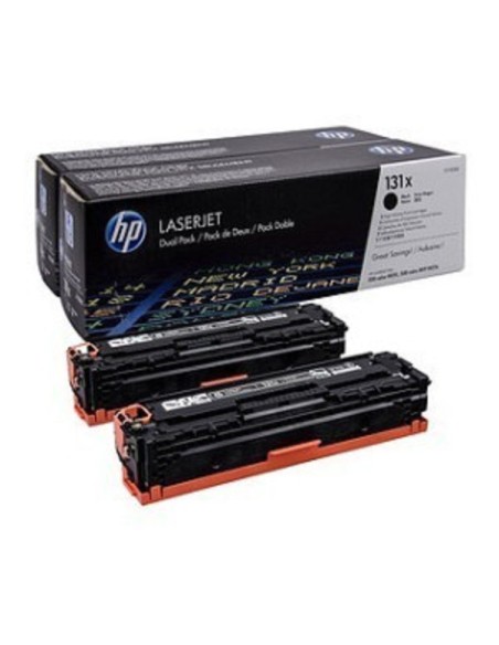 TONER HP 131X BLACK GRAN CAPACIDAD DUALPACK 200 COLOR M251 MFP M276 2X 2400 PAG