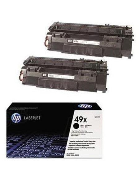 TONER HP 49X BLACK GRAN CAPACIDAD DUALPACK 1320 3390 3392 2X 6000 PAG