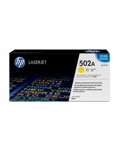 TONER HP 502A YELLOW 3600 4000 PAG