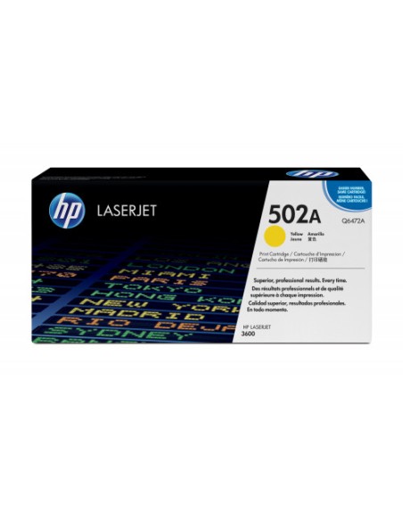 TONER HP 502A YELLOW 3600 4000 PAG