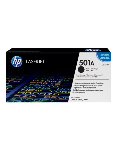 TONER HP 501A BLACK CP3505 3600 3800 6000 PAG