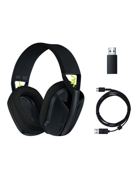 AURICULAR + MIC LOGITECH LIGHTSPEED G435 WIRELESS BLACK/YELLOW