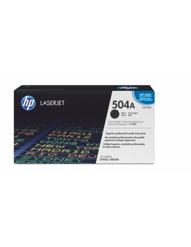 TONER HP 504A BLACK CP3525 CM3530...
