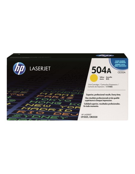 TONER HP 504A YELLOW CP3525 CM3530 7000 PAG
