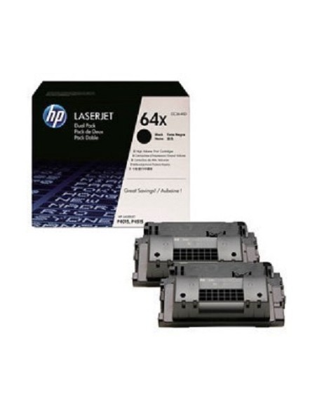 TONER HP 64X BLACK GRAN CAPACIDAD DUALPACK P4015 P4515 2X 24000 PAG