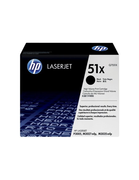TONER HP 51X BLACK GRAN CAPACIDAD DUALPACK P3005 M3027 M3035 2X 13000 PAG