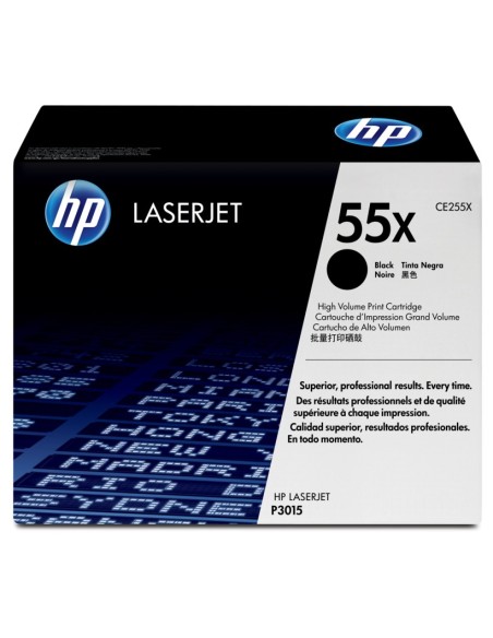 TONER HP 55X BLACK GRAN CAPACIDAD P3015 12500 PAG