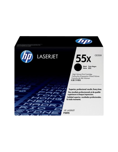 TONER HP 55X BLACK GRAN CAPACIDAD P3015 12500 PAG