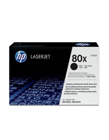 TONER HP 80X BLACK GRAN CAPACIDAD 400...
