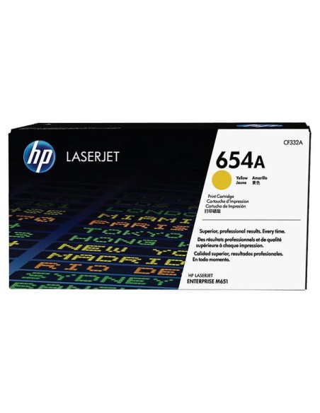 TONER HP 654A YELLOW MFP M651 15000 PAG