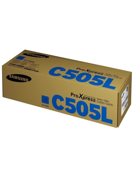 TONER HP SAMSUNG 505L CLT-C505L CYAN SL-C2620 SL-C2670 3500 PAG