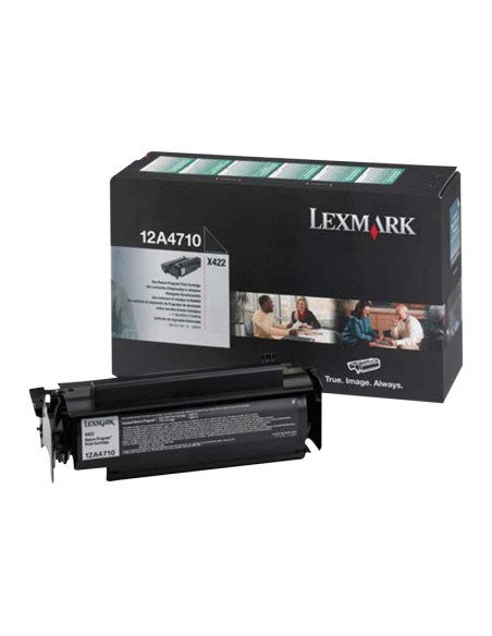TONER LEXMARK 12A4710 BLACK X422 6000 PAG