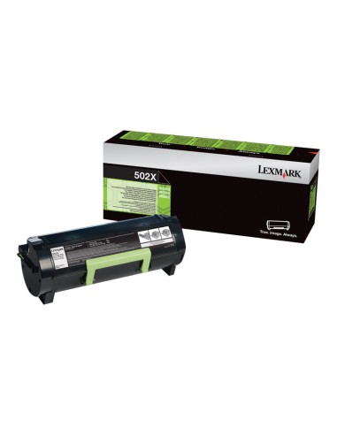 TONER LEXMARK 502XE BLACK GRAN...