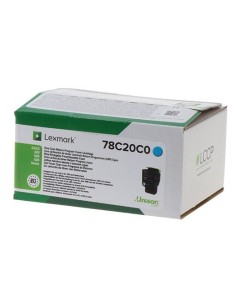 TONER LEXMARK 78C20C0 CYAN...